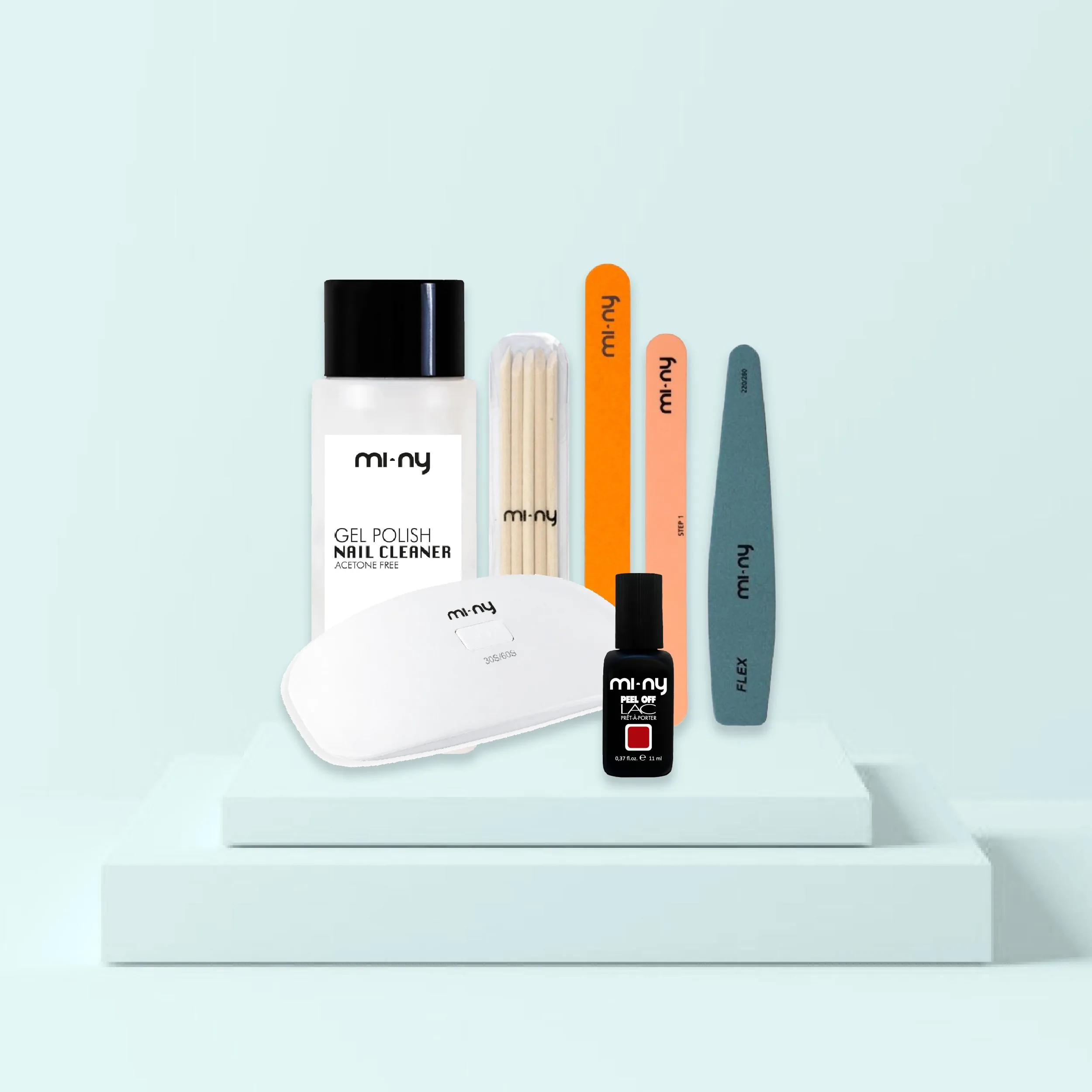 Peel-Off Lac Kit For Porous / Thin Nails